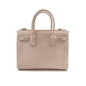 Saint Laurent Sac de Jour Shoulder Leather Pink Bag Handbag